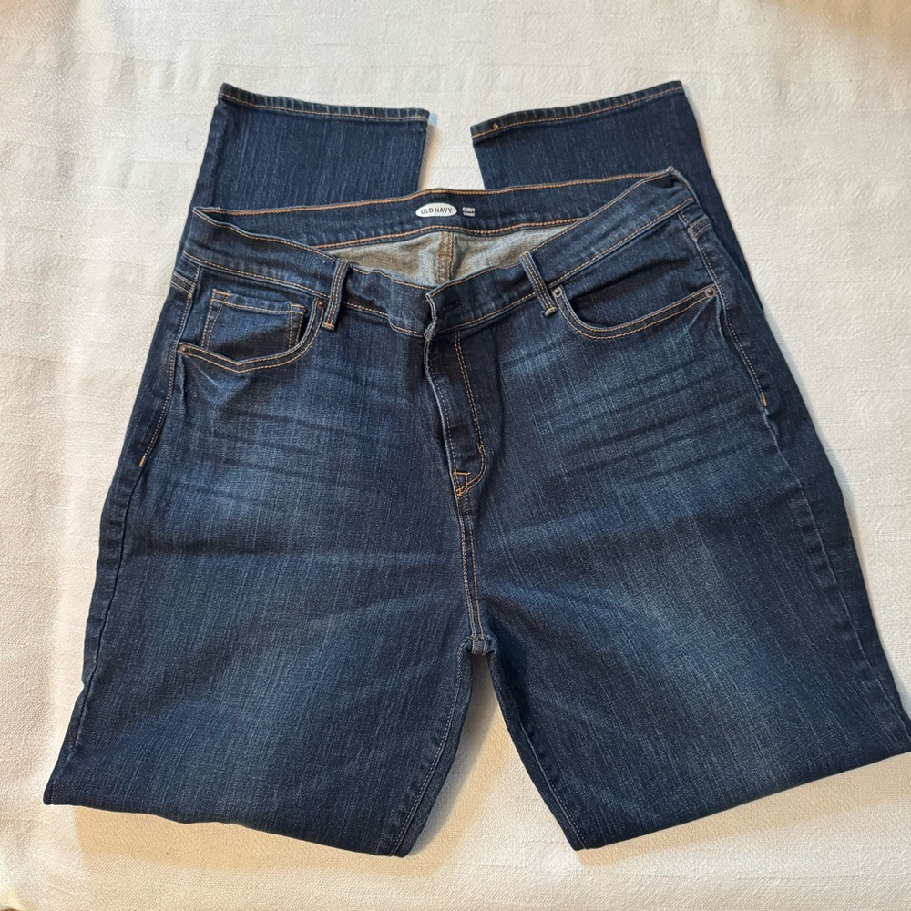 Dark Blue Denim Jeans